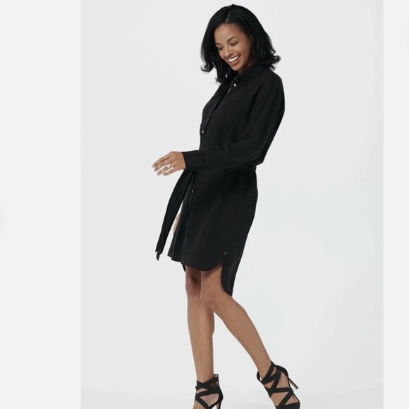 NWT Chic Black Long Sleeve Dress - Picture 1 of 8